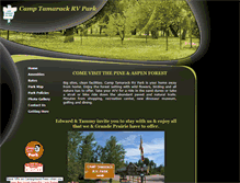 Tablet Screenshot of camptamarackrv.com